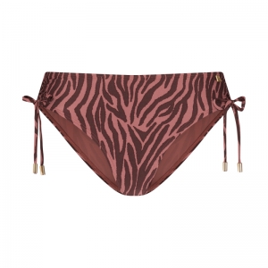 Bikini Zebra niet voorgevormd BORDEAUX