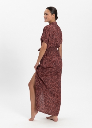 Strandkleedje Zebra BORDEAUX