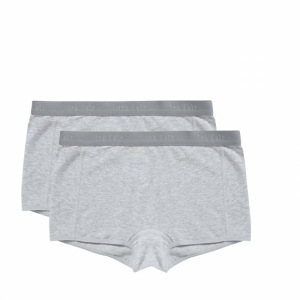 Basics girls shorts 2-pack GRIJS