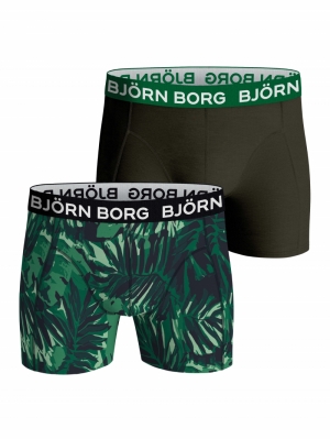 Cotton Stretch Boxer 2-pack GROEN