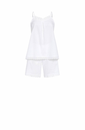 Pyjama met short WIT