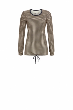 Pyjama met lange broek COGNAC