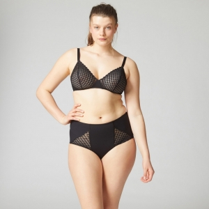 Subtile shapewear hoge taille ZWART