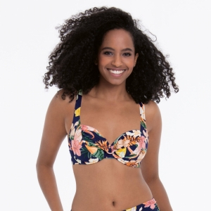Tropical Sunset bikini BLAUW