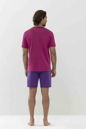 Herenpyjama Serie Big Dots BORDEAUX