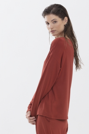 Shirt Alena lange mouw RED PEPPER