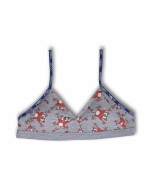 Woody Teenage bra all-over pri GREY