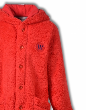 Woody unisex kamerjas TOMATENROOD