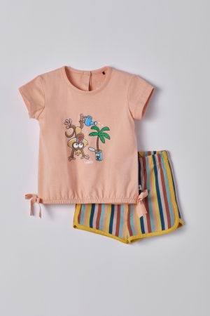Baby pyjama lichtroze ROZE