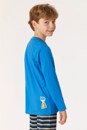 Jongenspyjama Eekhoorn Erik BLAUW