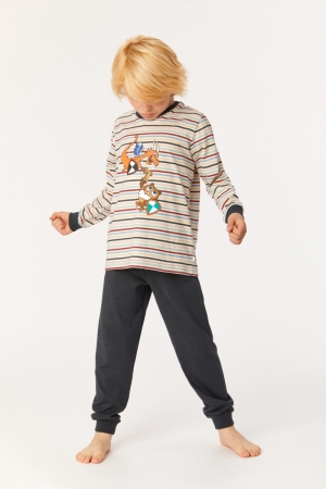 Pyjama Walt Wijze Uil GRIJS