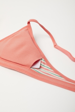 Woody Teenage bra, gestreept MEERKLEURIG
