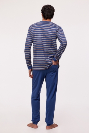 Herenpyjama Knut Mammoet BLAUW