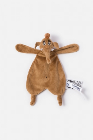 Knuffeldoekje Knut Mammoet BRUIN