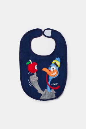 Slabbetje, kalkoen BLAUW