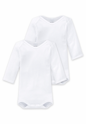 Schiesser Baby Bodies 2-pack 1 WIT