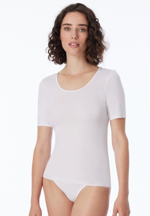 Luxury shirt korte mouwen WIT