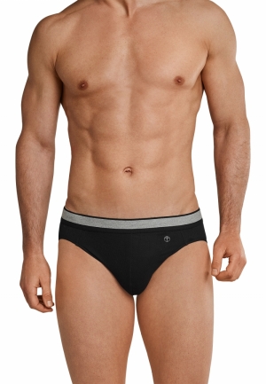 Selected Premium Retro Rib sli ZWART