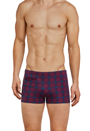 Schiesser heren zwembroek DARK RED