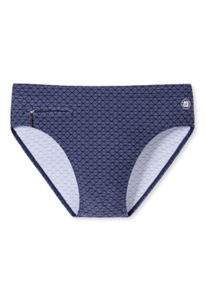 Schiesser heren zwemslip BLAUW