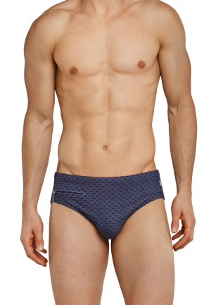 Schiesser heren zwemslip BLAUW