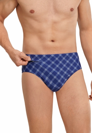 Heren zwemslip Nautical Casual BLAUW