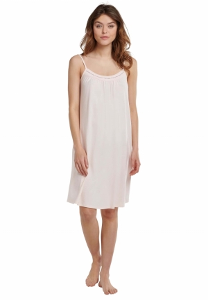 Nachthemd met spaghettibandjes SOFT ROSE