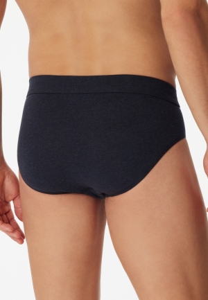 Slip biologisch katoen DONKERBLAUW