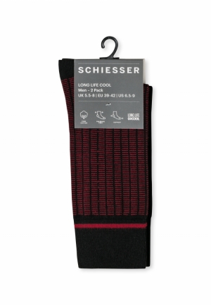 Long Life Cool herensokken ROOD