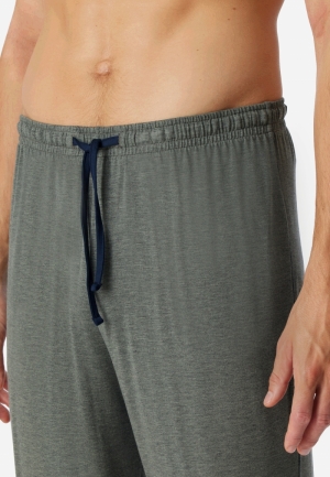 Herenpyjama met V-hals Tencel KAKI