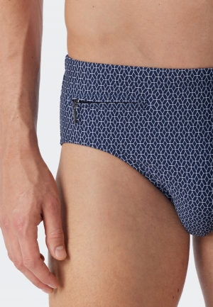 Marineland Retro zwemslip BLAUW