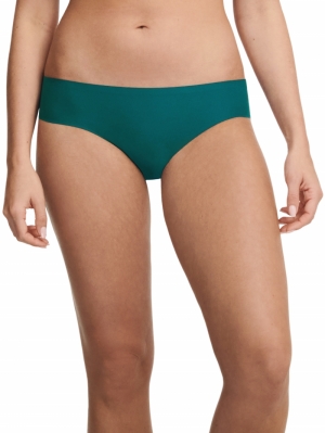 Soft stretch bikini briefs XS- DARK GREEN