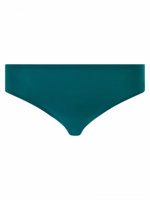 Soft stretch bikini briefs XS- DARK GREEN