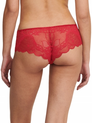 Midnight Flowers shorty SCARLET RED