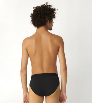 Men Ever Soft slip 2-pack ZWART