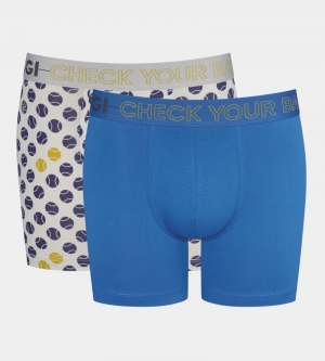sloggi men Go Movember WHITE-BLUE