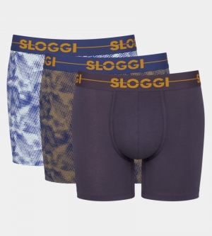 sloggi men Go Short C3P BLAUW