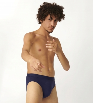 Men Ever Soft slip 2-pack BLAUW