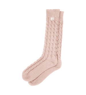 Rib Socks Light Pink