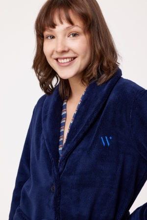 Dames kamerjas DONKERBLAUW