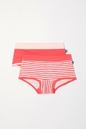 Meisjes short, duo pak KORAAL