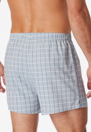 Boxershorts 2-pack katoen BLAUW