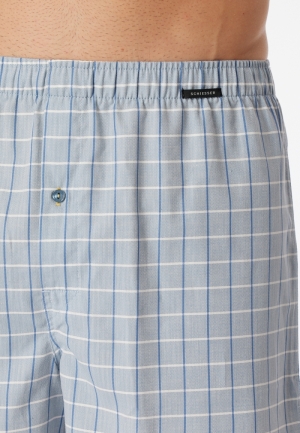 Boxershorts 2-pack katoen BLAUW