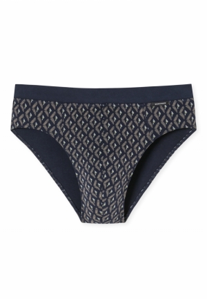 Slip fijne interlock BRUIN-GRIJS