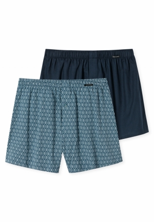 Boxershorts 2-pack jersey BLAUW