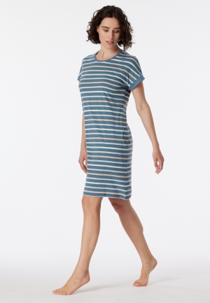 Slaapshirt Casual Essentials BLAUWGRIJS