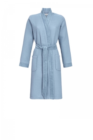 Kamerjas wafelpiqué BLAUW