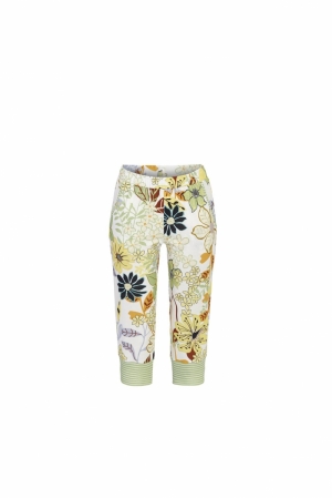 Pyjama gebloemd GROEN