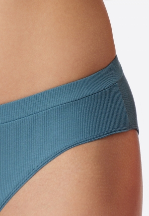 Rioslip dubbelrib BLAUWGRIJS