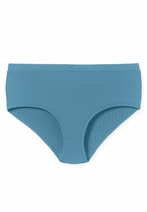 Short dubbelrib BLAUWGRIJS